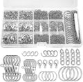 BESARME 1130PCS Keychain Making Kit Jump Rings by BESARME