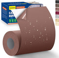 Self-Adhesive Canvas Repair Tape, 4" x 79" Waterproof Canvas Repair Patch, Fabric Patch Repairs Kit for Furniture, Tents, Sunbrellas, Boat Covers Awnings, Couches, Clothes, Bags Dark Brown