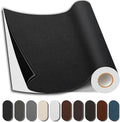 Leather Repair Patch, 35X158 Inch Repair Patch Self Adhesive Waterproof, DIY Large Vinyl Patches for Couches, Furniture, Kitchen Cabinets, Wall （Black, 35X158 Inch）