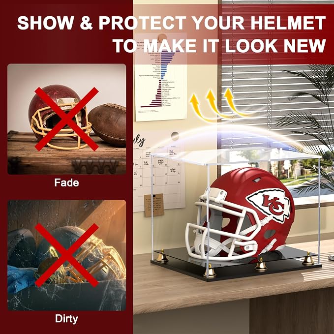 Football Helmet Display Case Full Size - Image 5