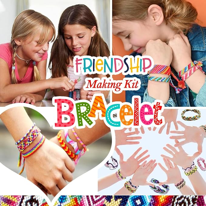 zwzxd Friendship Bracelet Making Kit Toys, Ages - Image 3