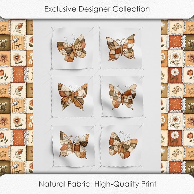 Cotton Patchwork Quilting Fabric Panel – 155×100 cm, 100% Cotton, Made in - Image 5