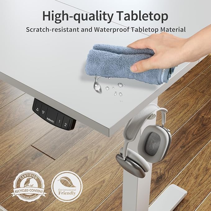 Agilestic Electric Standing Desk, 48 x 24 Inches Height Adjustable Desk - Image 5