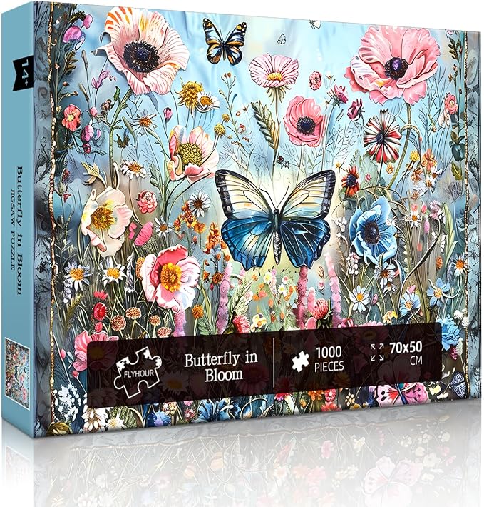 Butterfly in Bloom 1000 Piece Puzzles - Image 3