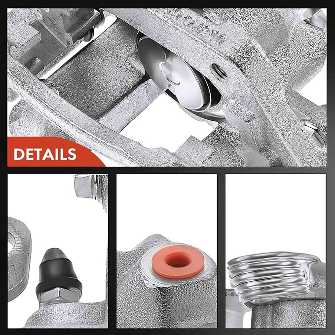A-Premium Disc Brake Caliper Assembly with Bracket Compatible with Select Ford and Lincoln Models - Explorer 2011-2019, Flex/MKT 2010-2014, Taurus 2013-2019 - Rear Left Driver Side