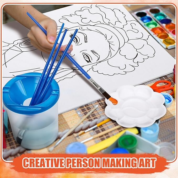 Sherr 96 Pcs 12 Sets Pre Drawn Canvas Kit - Image 4