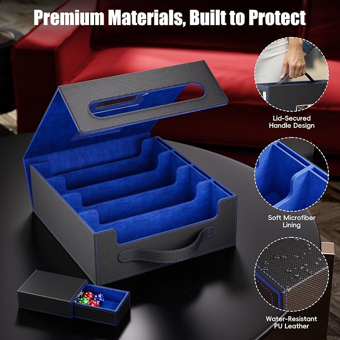 Trading Card Storage Box – 3500+ Magnetic MTG Deck Box - Image 5
