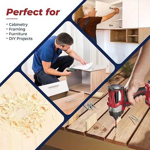 15PCS Countersink Drill Bit Set, Woodworking Tapered Drill Bits, Plug Cutter, 1/4" Hex Shank