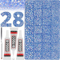36000Pcs Light Blue Rhinestones by Worthofbest