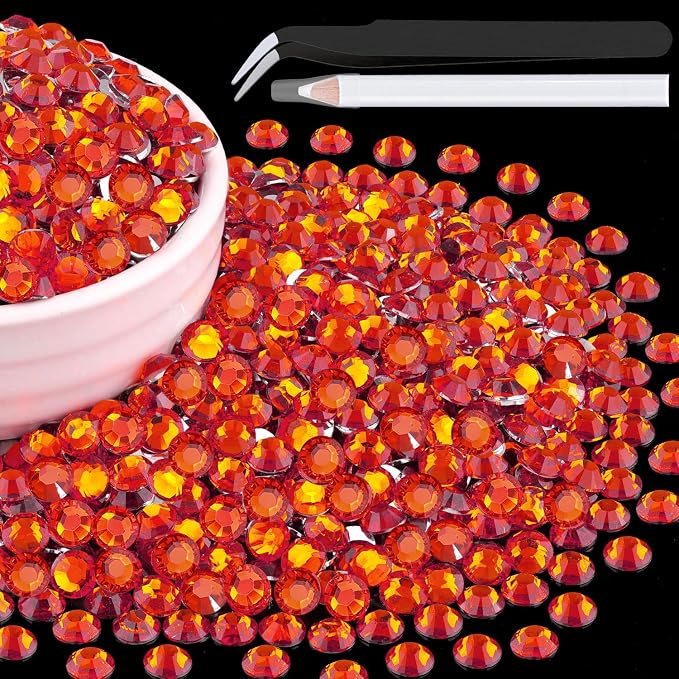 1500PCS 6mm Resin Rhinestones Bulk by BELLEBOOST