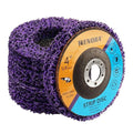 5 Pack 4" x 5/8" Strip Discs Stripping Wheel, Rust Remover Discs for Angle Grinder,Clean and Remove Paint Coating Rust Welds Oxidation(Purple)