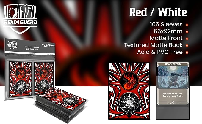 100ct Textured Matte TCG/MTG Card Art Sleeves - Image 3