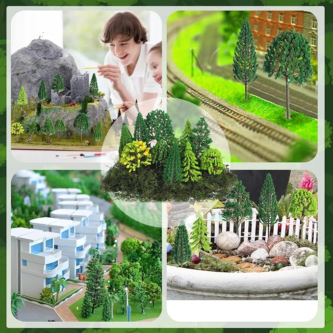 Tigeen 28 Pcs Model Trees Mixed Model - Image 3