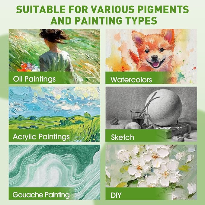 FUMILE Canvas for Painting 24x36, 6 Pack Large Stretched Canvas for - Image 5