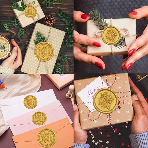 300Pcs Gold Sealing Wax Beads, Vintage Wax Seal Beads - Image 3