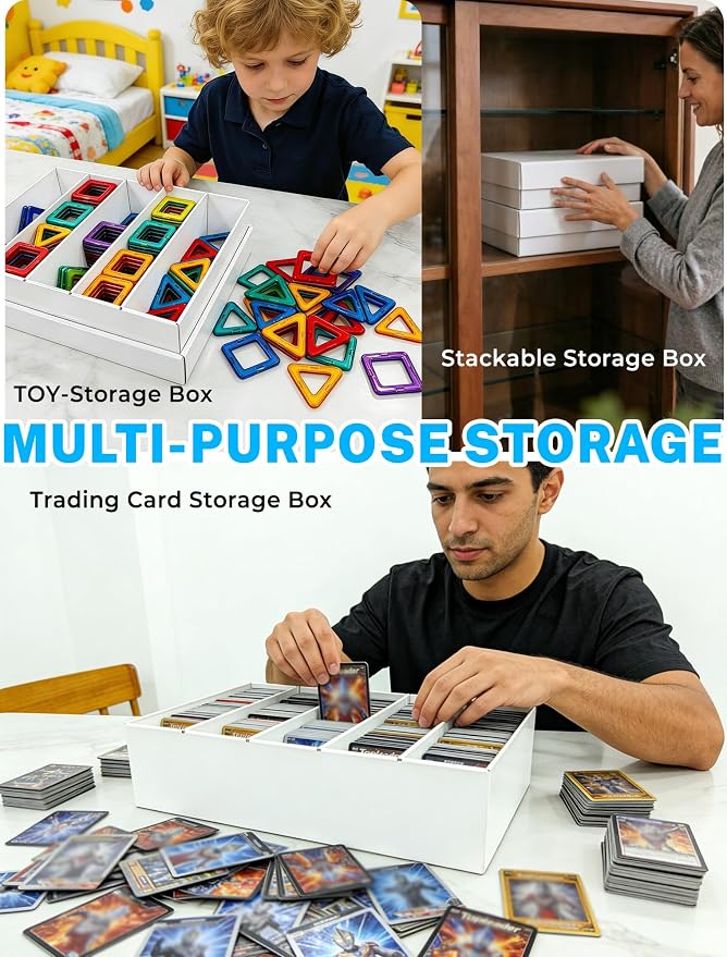 4-PACK 5 Row Trading Card Storage Box - Image 7