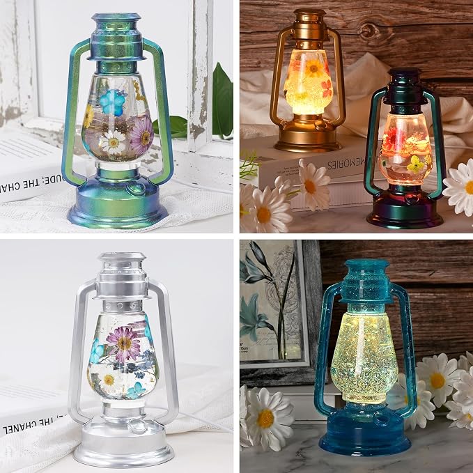 Actvty Oil Lamp Resin Molds Set, Hurricane Lamp Silicone Mold - Image 5