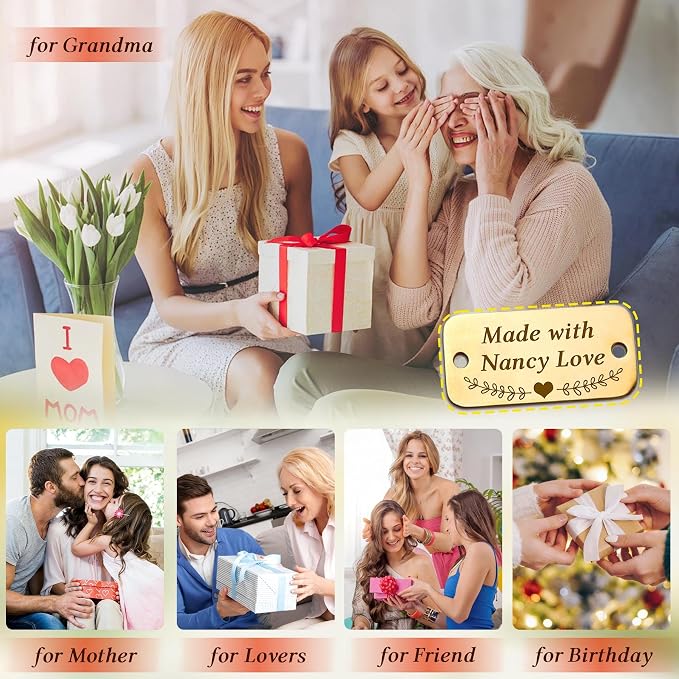10-100Pcs Personalized Metal Tags - Image 7