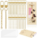 Wurosi 24 Set Lip Gloss Keychain Making Kit, Cellophane Bags, Thank You Cards by Unknown