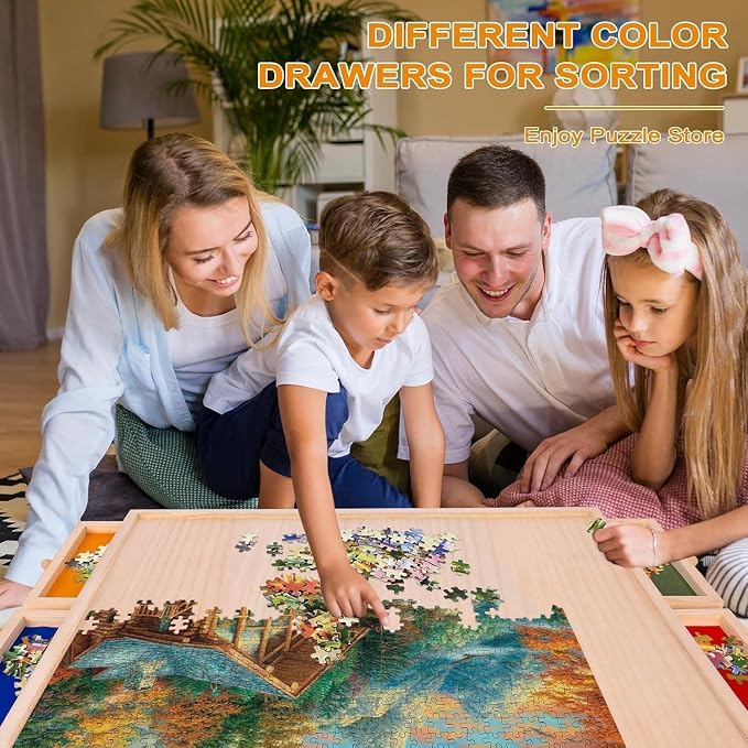 Rotatable 360-Degree Wheels Puzzle Board - Image 8
