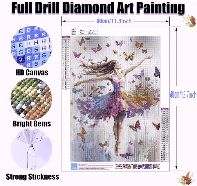 Dancing Girl Diamond Art Painting Kits - Image 4