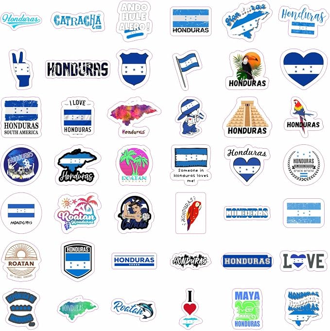 BulbaCraft Honduras Stickers for Water Bottle and Laptop - Image 4