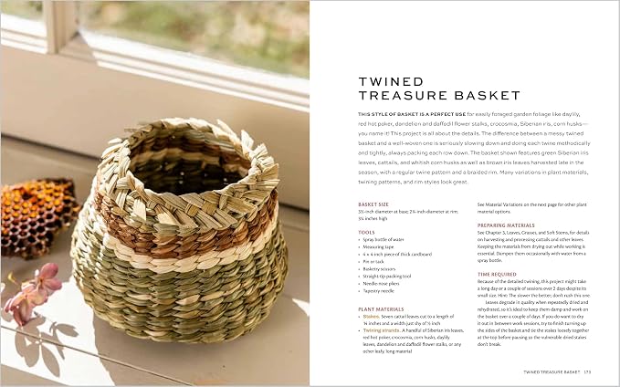 Weaving Wild Baskets: Techniques and Projects Using Foraged Leaves, and Bark - Image 4