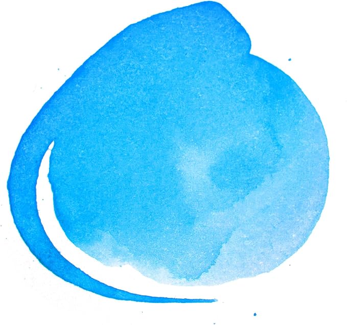 Liquitex Professional Acrylic Ink, 1-oz Jar, Fluorescent Blue - Image 2