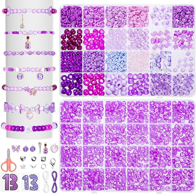 Goldwise Purple Era Inspired Bracelet Making Set by Goldwise