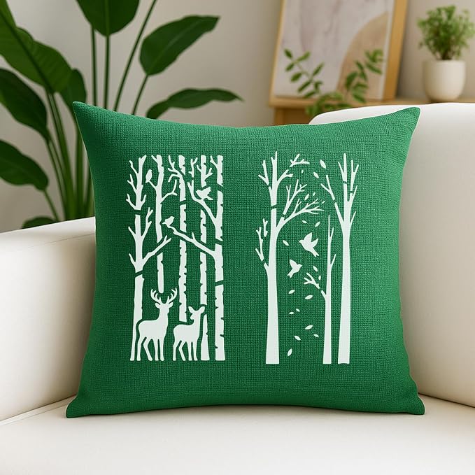 INFUNLY 15Pcs Tree Wall Stencil - Image 4