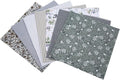 Cotton Fabric DIY Making Supplies Quilting Patchwork Fabric Fat Quarter Bundles by Antetek