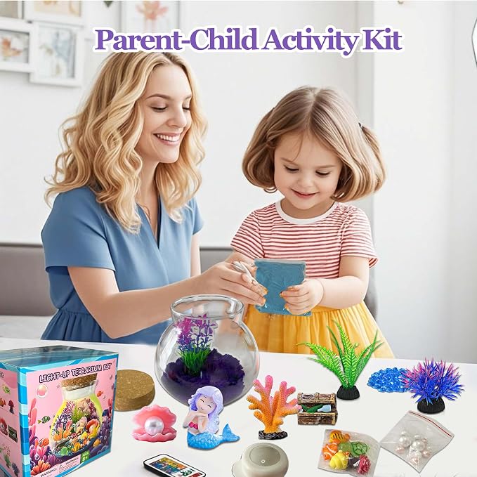 Mermaid Terrarium Kit for Kids - Image 5