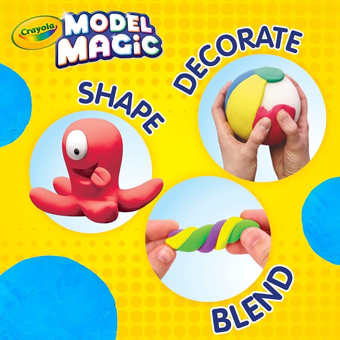 Crayola Model Magic, Kids Modeling Clay Alternative, 1oz Packs, Teacher - Image 6