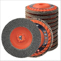 Jumbo Zirconia Flap Discs 4 1/2 for Angle Grinder, 40 Grit Type 27 High Density Trimmable 5/8"-11 inch Grinding Wheels for Grinding, Rust Removal, Sanding and Finishing - 10 Pack