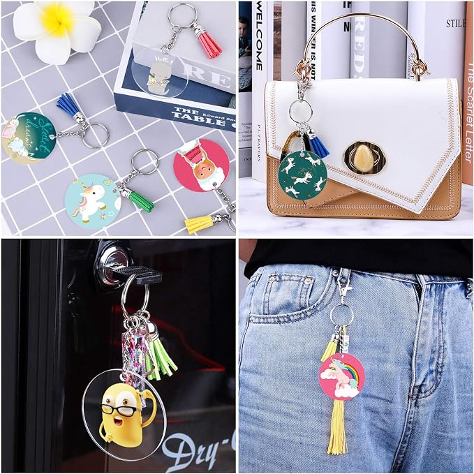 Audab Acrylic Keychain Blanks Kit - Image 6