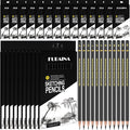 288 Pcs Drawing Sketching Pencil Set Professional Graphite Charcoal Gift Bulk by Humyoun