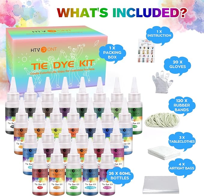 HTVRONT Tie Dye Kit - Image 6