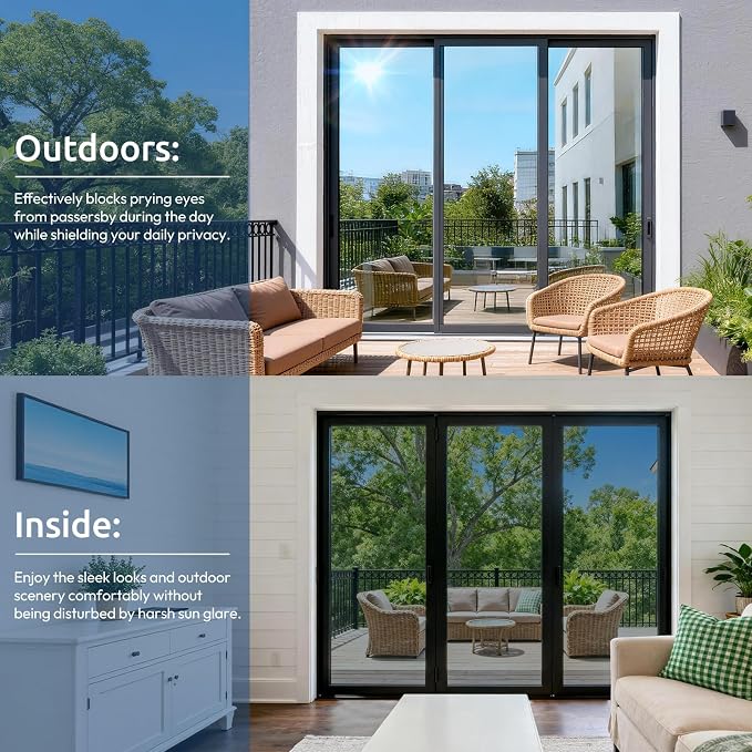 rabbitgoo One Way Privacy Window Film Window Tint - Image 10