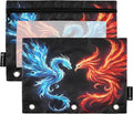 Dragon Phoenix Pencil Pouch for 3 Ring Binder, 2 Pack Waterproof Pencil Bags by BOENLE-WELCOMEYOURCOMING