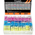 330PCS Heat Shrink Wire Connectors, Marine Grade Heat Shrink Butt Connectors, Waterproof Electrical Wire Terminals Kit 22-10 AWG Insulated Ring Fork Spade Butt Splices for Automotive Boat Truck