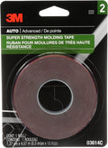 3M Super-Strength Molding Tape, 1/2 in x 15 ft, High Strength Double-Sided by 3MIndustrial