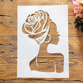 TIAMECH A4 Reusable African Girl Stencil by TIAMECH