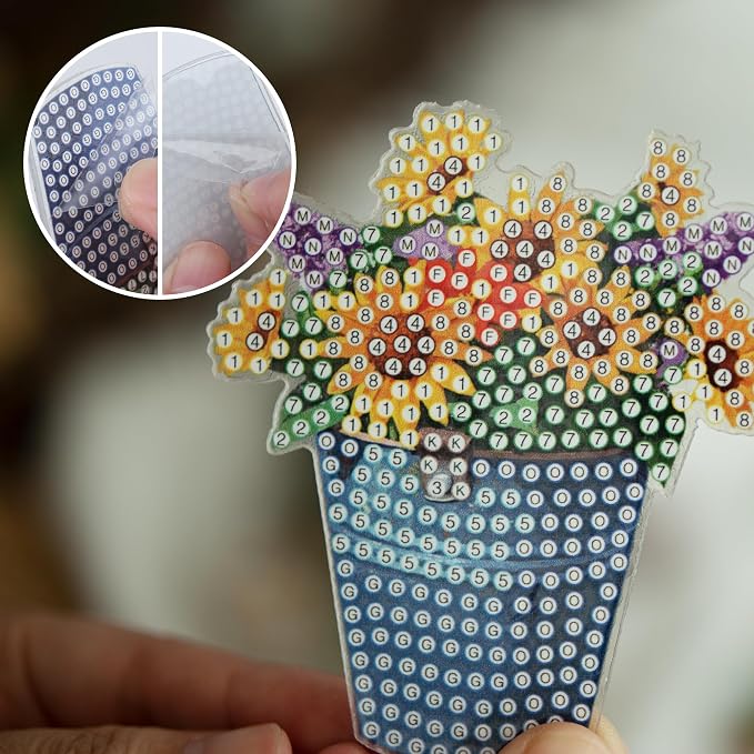 SWATOM 10PCS Diamond Art Kits for Adults for Garden Decor - Image 3