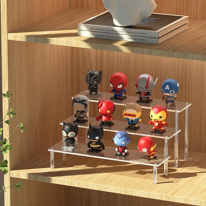 Acrylic Display Risers, 3 Tier Perfume Organizer, Dessert Shelves - Image 7