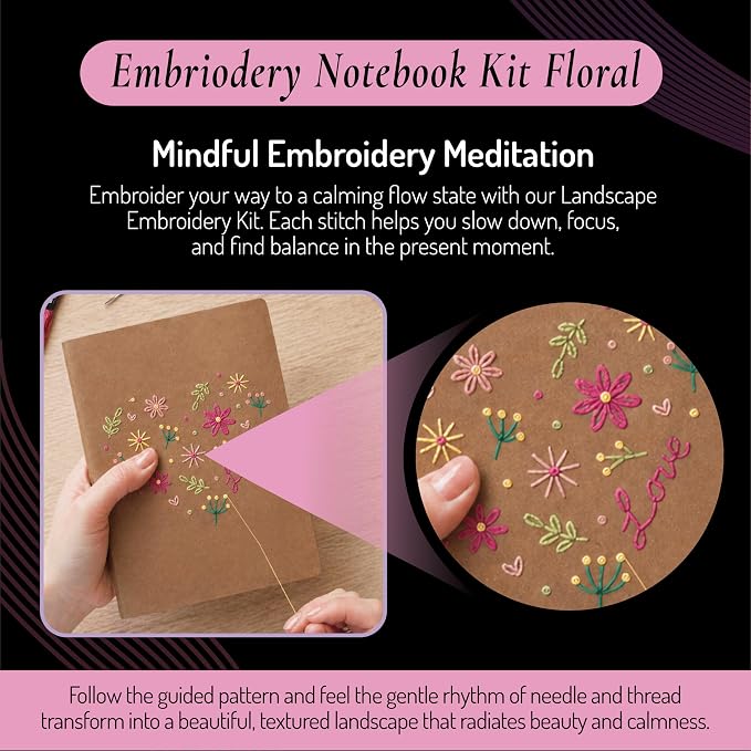 Unwynd Embroidery Kit Floral Theme - Image 6