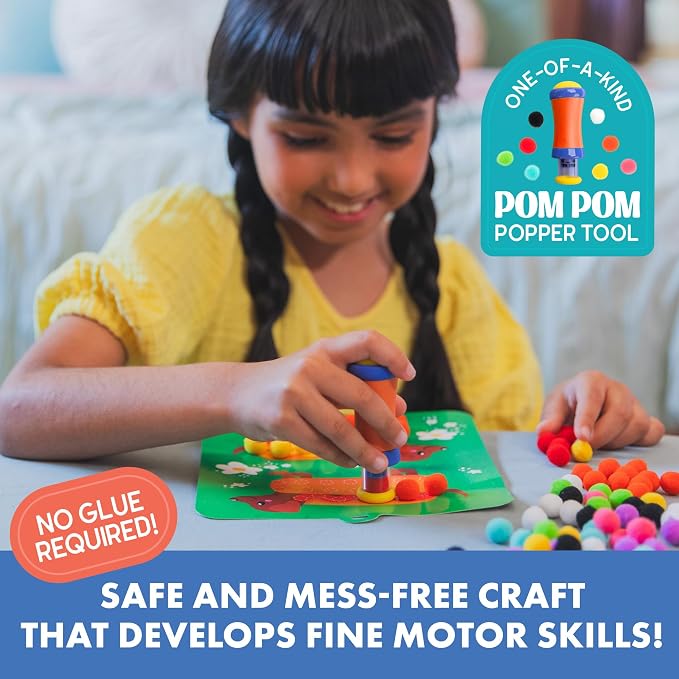 Educational Insights Pom Pom Kit: Animal Dress Up - Image 5
