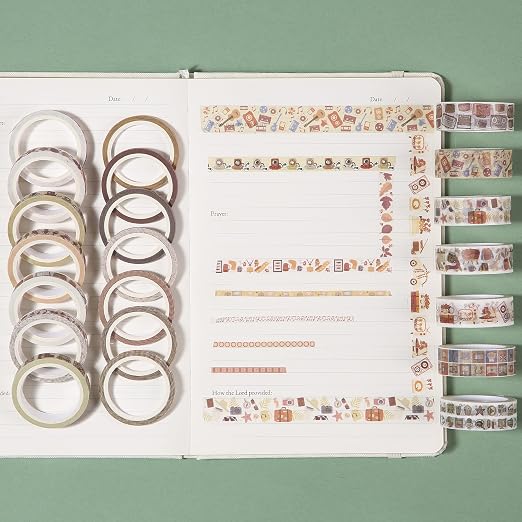 Mr. Pen- Washi Tape Set, 21 Rolls, 5 Yards/Roll | Washi Tape - Image 7