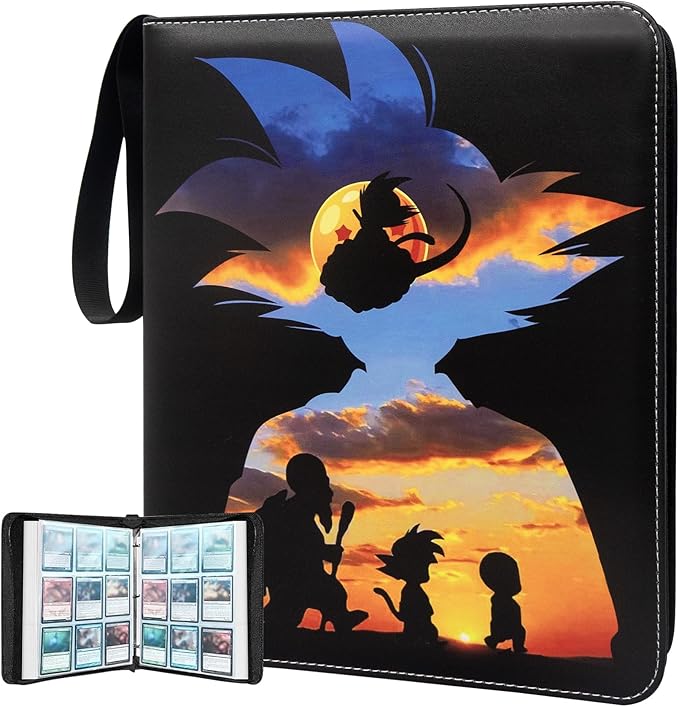Anime Trading Card Binder for Cards, 9 Pocket by WESTTUNE