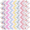 84 Pcs Multicolor Charm Packs for Quiltings, Beautiful Colorful Bow and Flower by Unknown