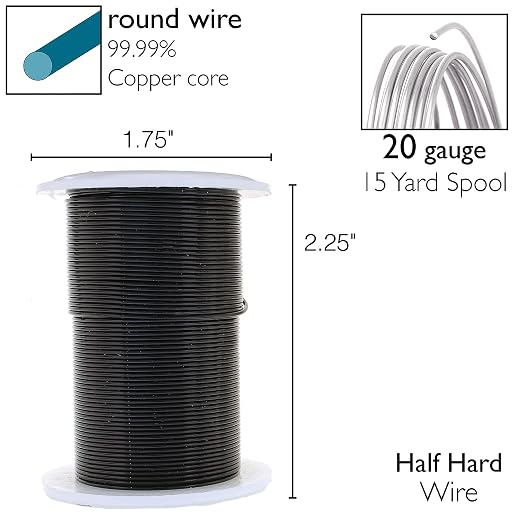The Beadsmith Wire Elements 20-Gauge Lacquered Tarnish-Resistant Copper Wire - Image 4